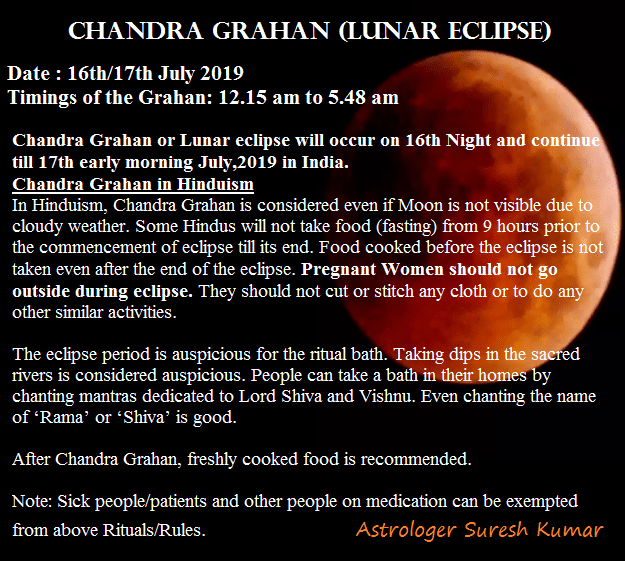 Chandra Grahan (Lunar Eclipse) - 2019